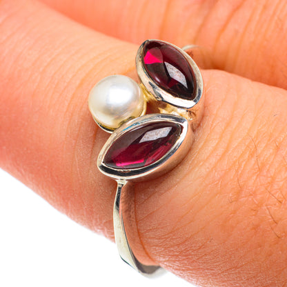 Garnet Rings handcrafted by Ana Silver Co - RING63419