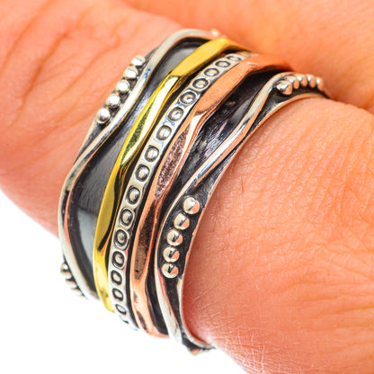 Meditation Spinner Rings handcrafted by Ana Silver Co - RING63422