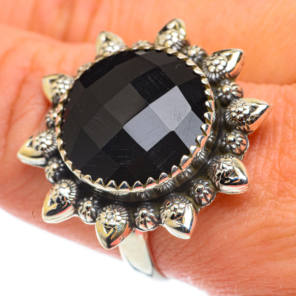 Black Onyx Rings handcrafted by Ana Silver Co - RING63423