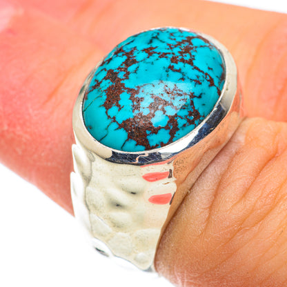 Tibetan Turquoise Rings handcrafted by Ana Silver Co - RING63426