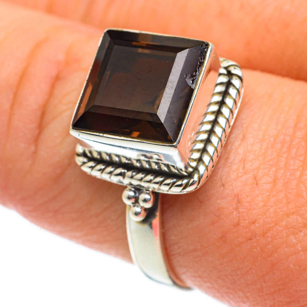 Smoky Quartz Rings handcrafted by Ana Silver Co - RING63431