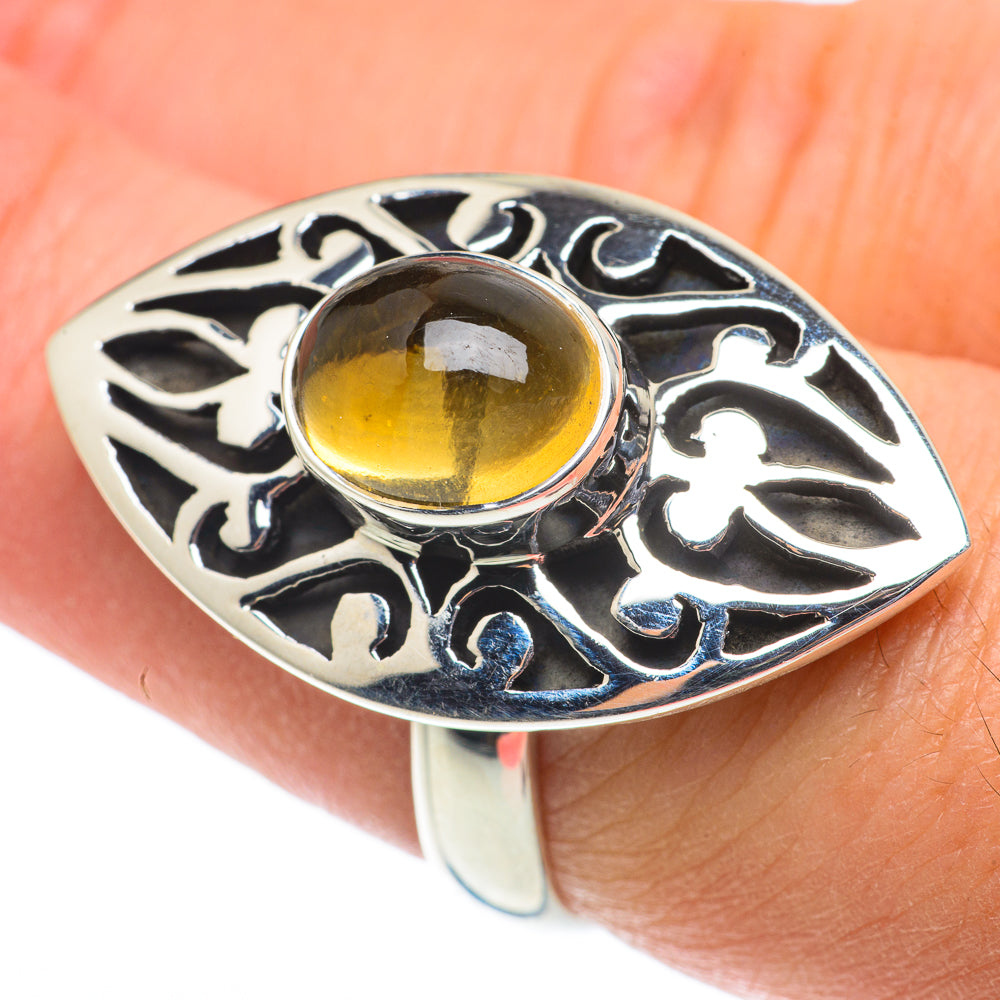 Citrine Rings handcrafted by Ana Silver Co - RING63432