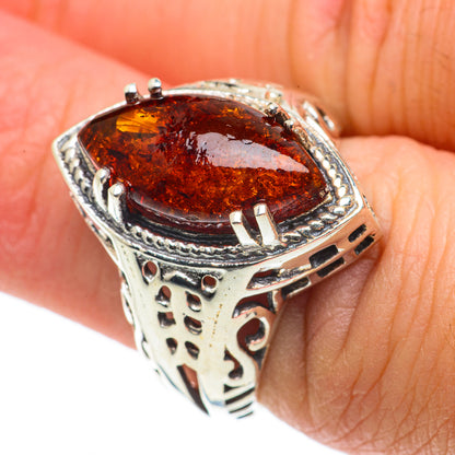 Baltic Amber Rings handcrafted by Ana Silver Co - RING63433