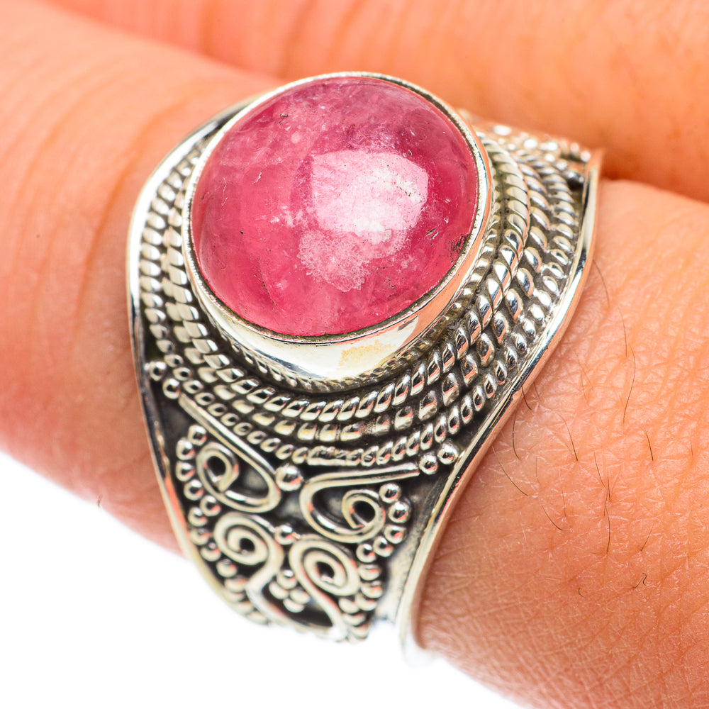 Rhodochrosite Rings handcrafted by Ana Silver Co - RING63434