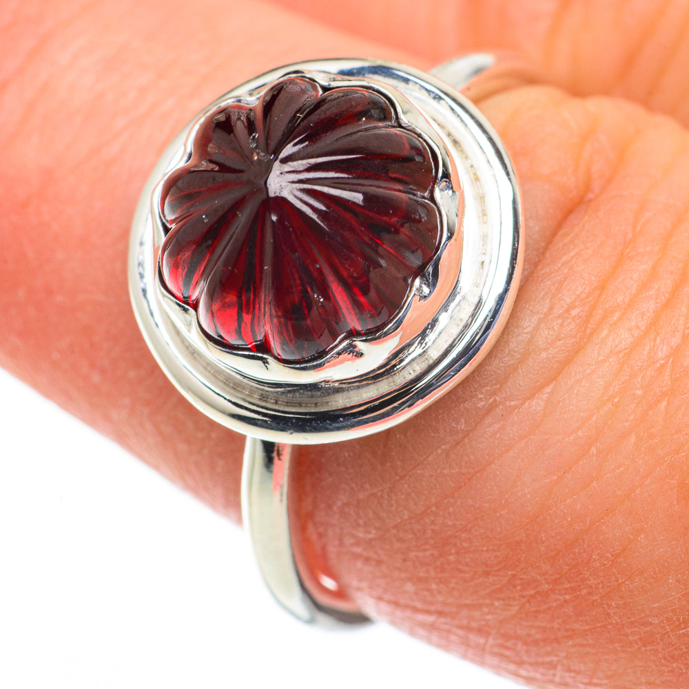 Garnet Rings handcrafted by Ana Silver Co - RING63436