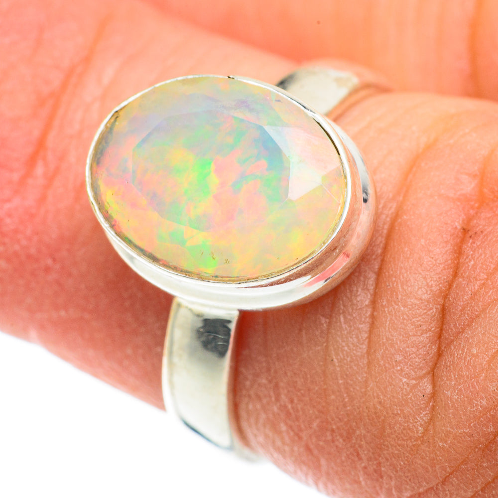 Ethiopian Opal Rings handcrafted by Ana Silver Co - RING63445