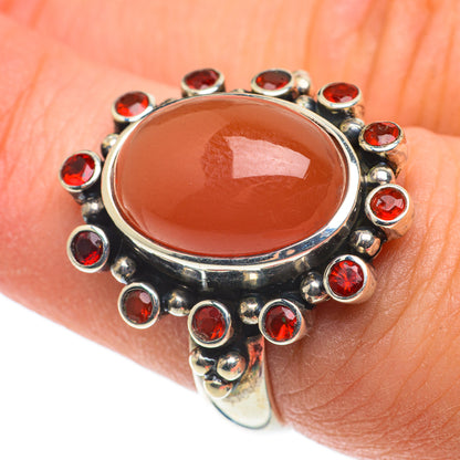 Carnelian Rings handcrafted by Ana Silver Co - RING63453