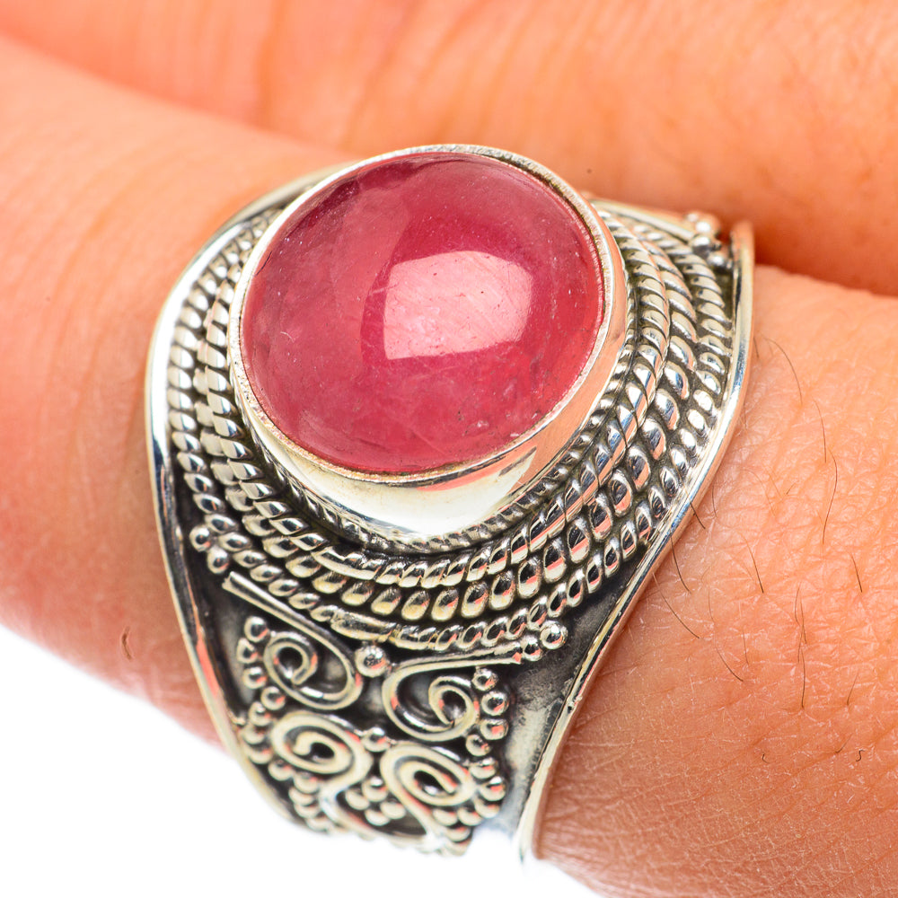Rhodochrosite Rings handcrafted by Ana Silver Co - RING63456