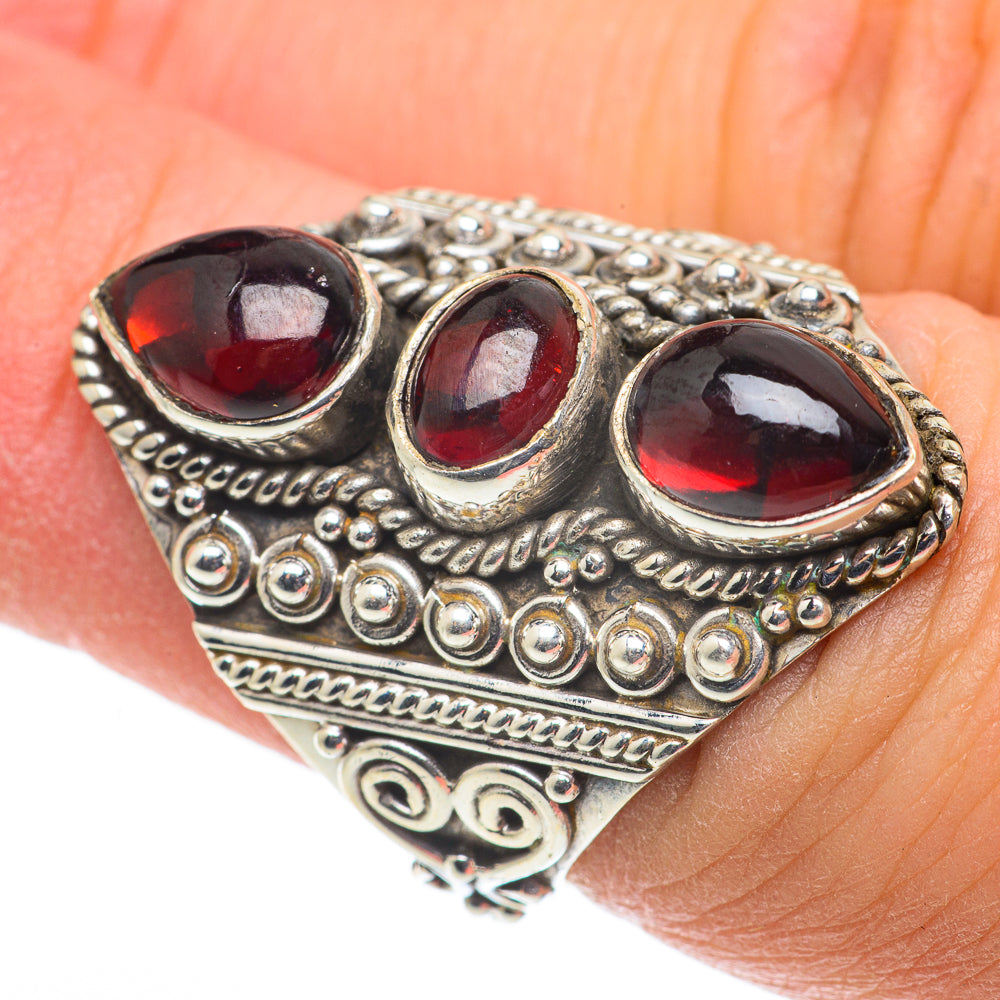 Garnet Rings handcrafted by Ana Silver Co - RING63457