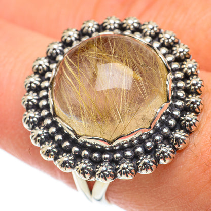 Rutilated Quartz Rings handcrafted by Ana Silver Co - RING63458