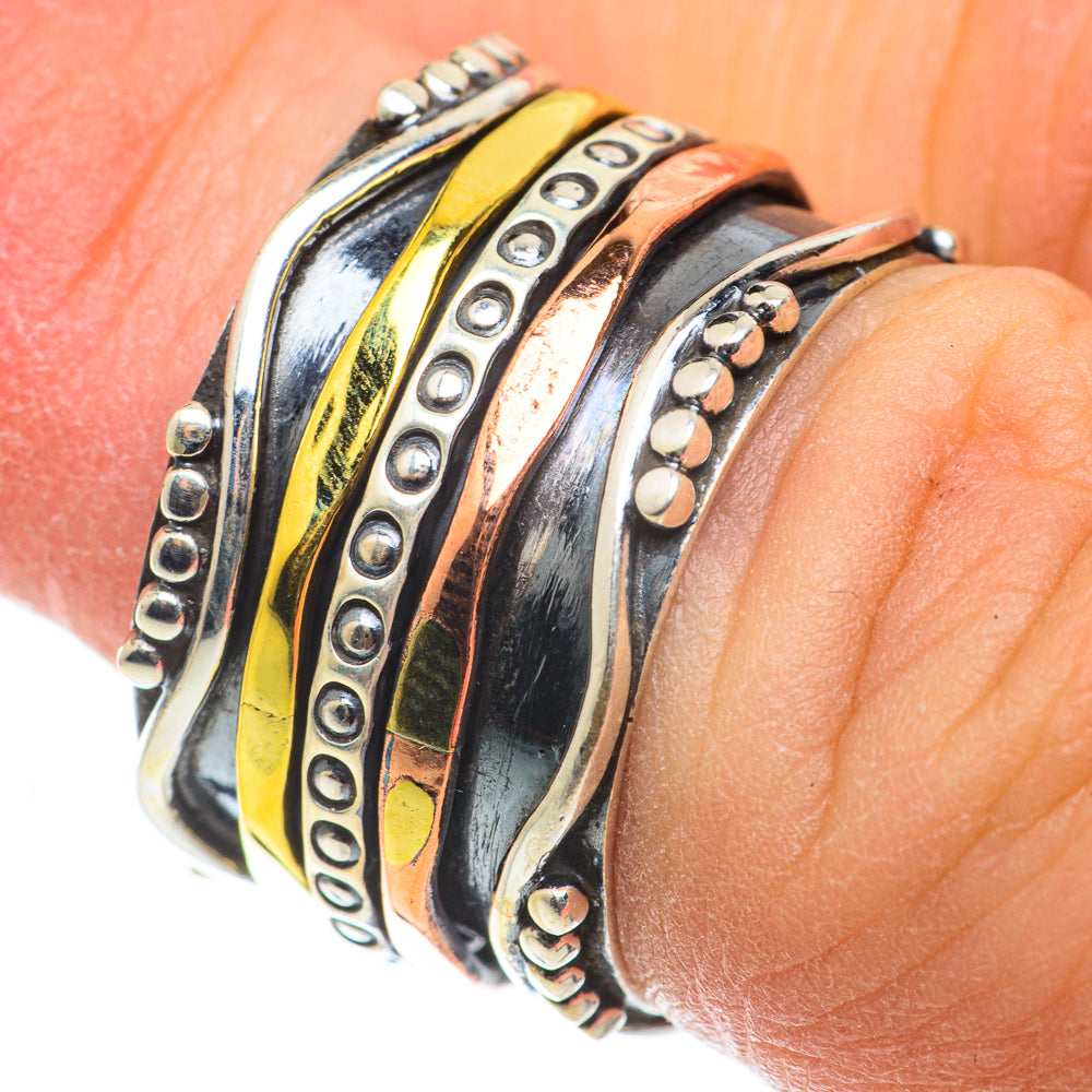 Meditation Spinner Rings handcrafted by Ana Silver Co - RING63459