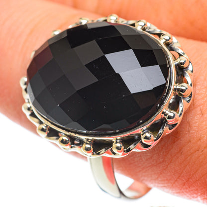 Black Onyx Rings handcrafted by Ana Silver Co - RING63461