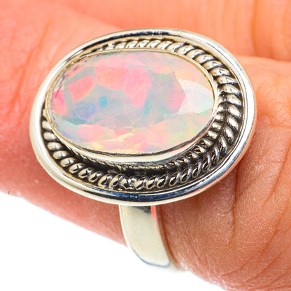 Ethiopian Opal Rings handcrafted by Ana Silver Co - RING63467