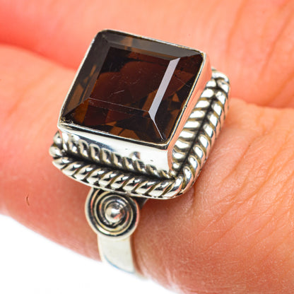 Smoky Quartz Rings handcrafted by Ana Silver Co - RING63471