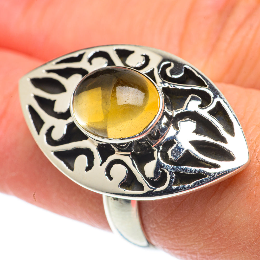 Citrine Rings handcrafted by Ana Silver Co - RING63472