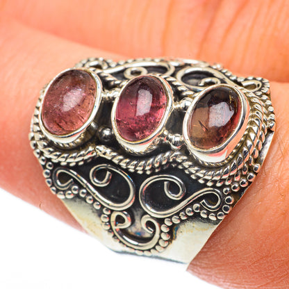 Pink Tourmaline Rings handcrafted by Ana Silver Co - RING63474