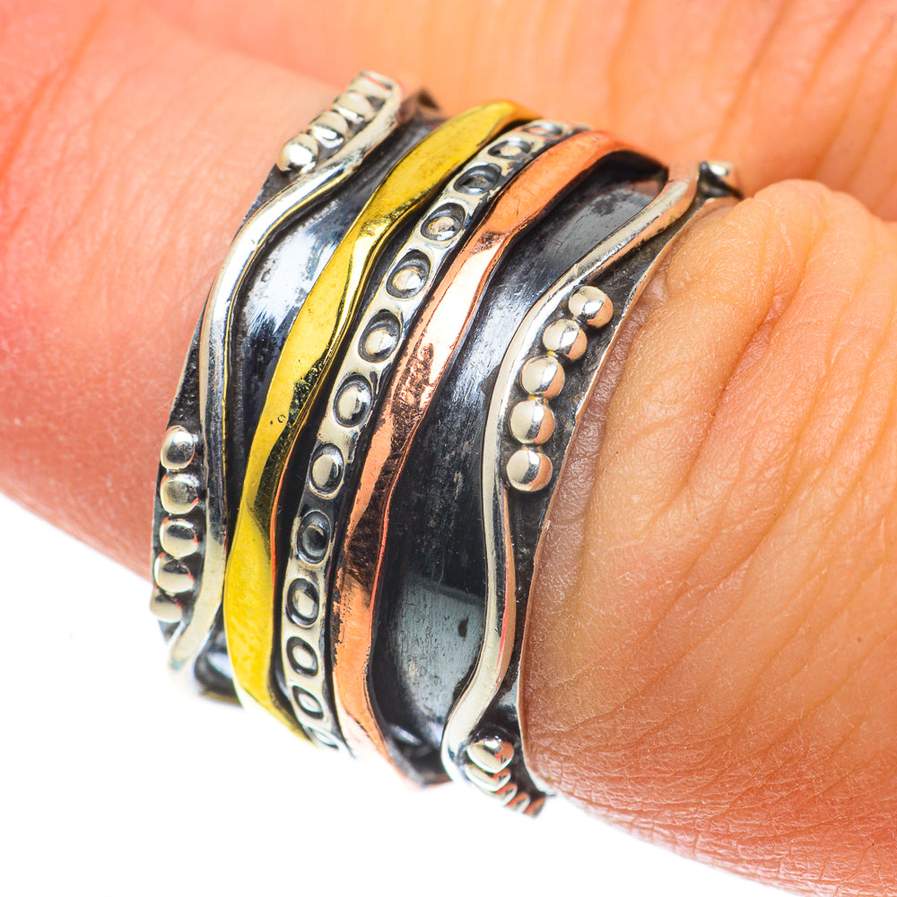 Meditation Spinner Rings handcrafted by Ana Silver Co - RING63475