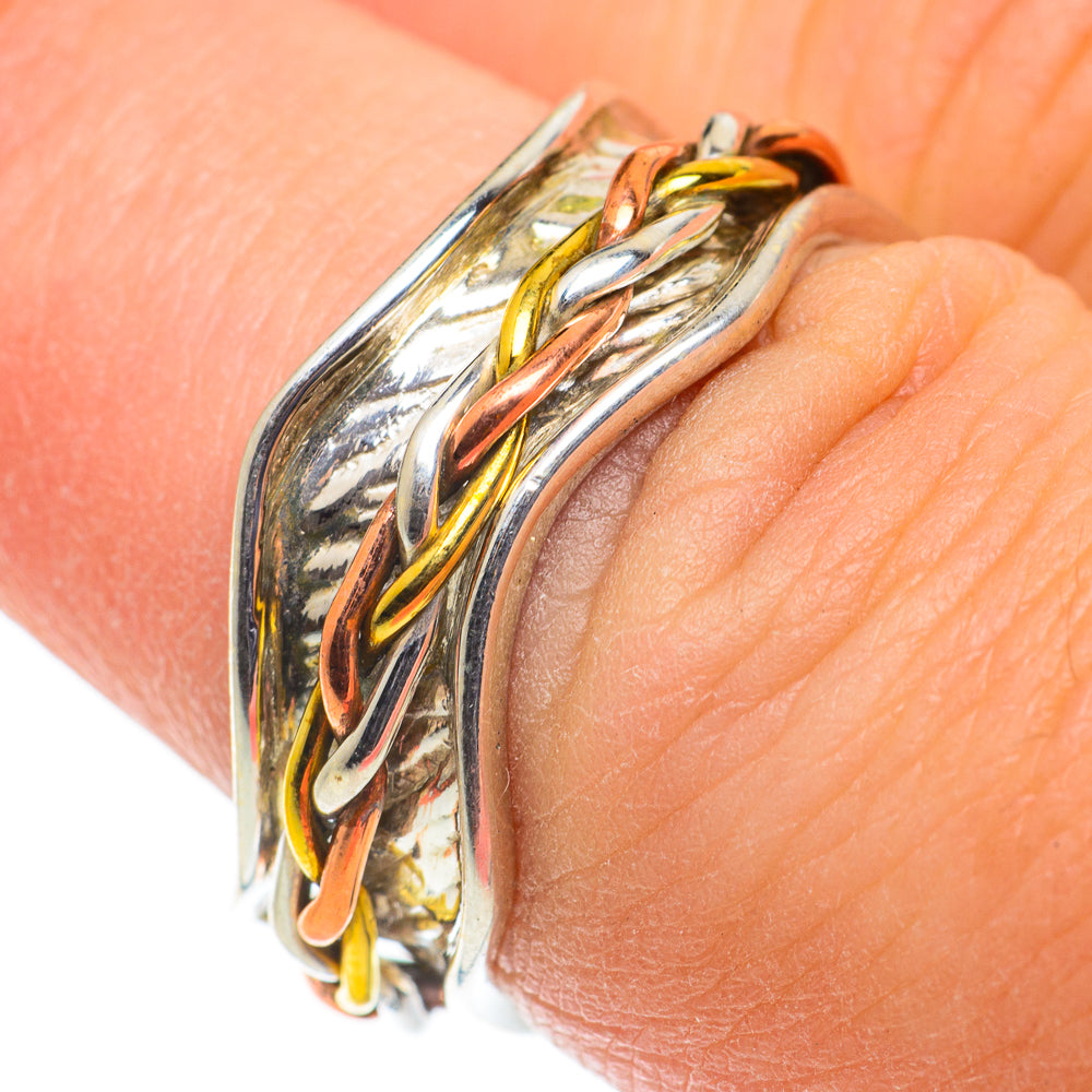Meditation Spinner Rings handcrafted by Ana Silver Co - RING63476