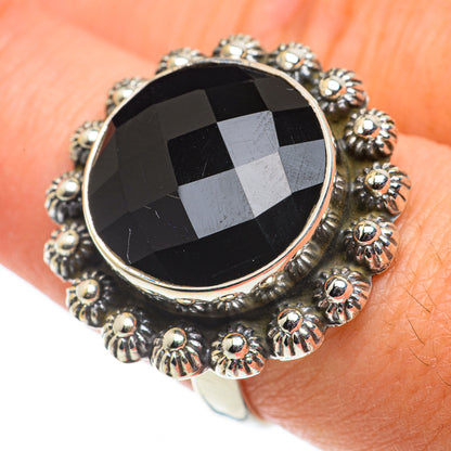 Black Onyx Rings handcrafted by Ana Silver Co - RING63478