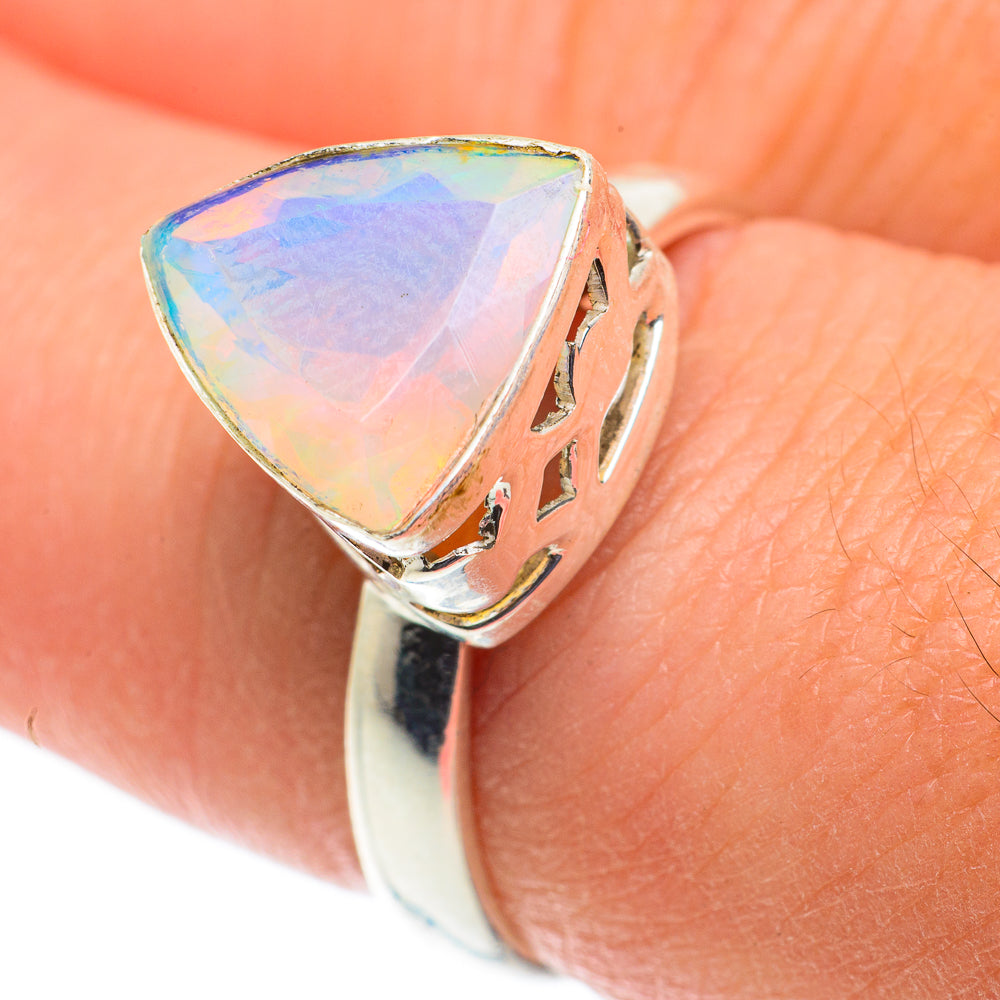 Ethiopian Opal Rings handcrafted by Ana Silver Co - RING63483