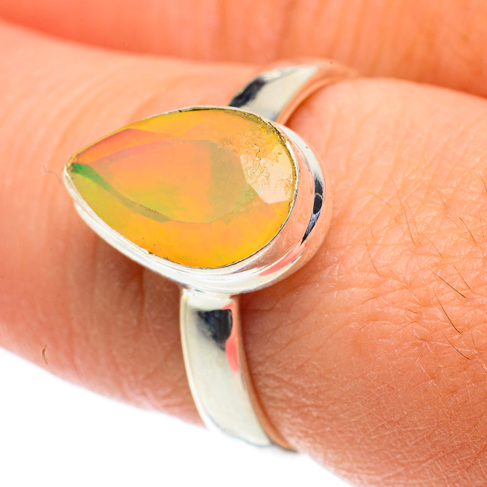 Ethiopian Opal Rings handcrafted by Ana Silver Co - RING63484