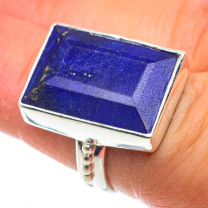 Lapis Lazuli Rings handcrafted by Ana Silver Co - RING63486