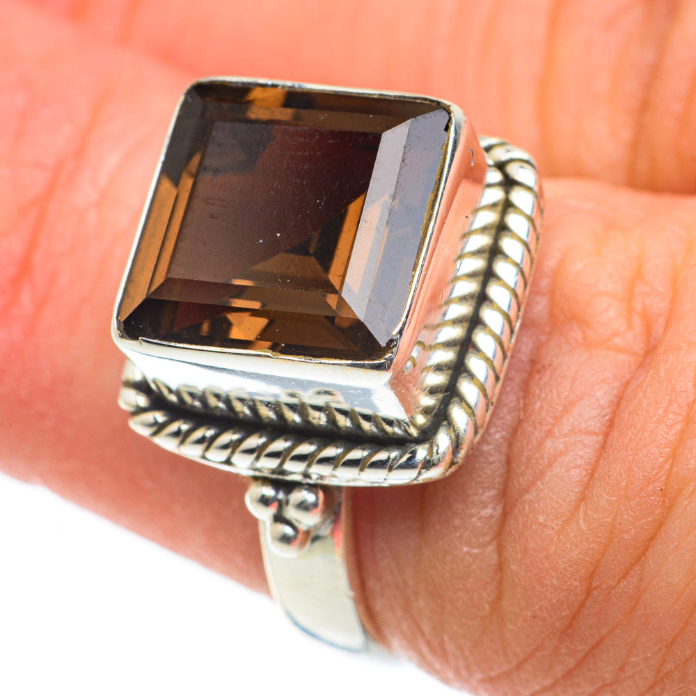 Smoky Quartz Rings handcrafted by Ana Silver Co - RING63487