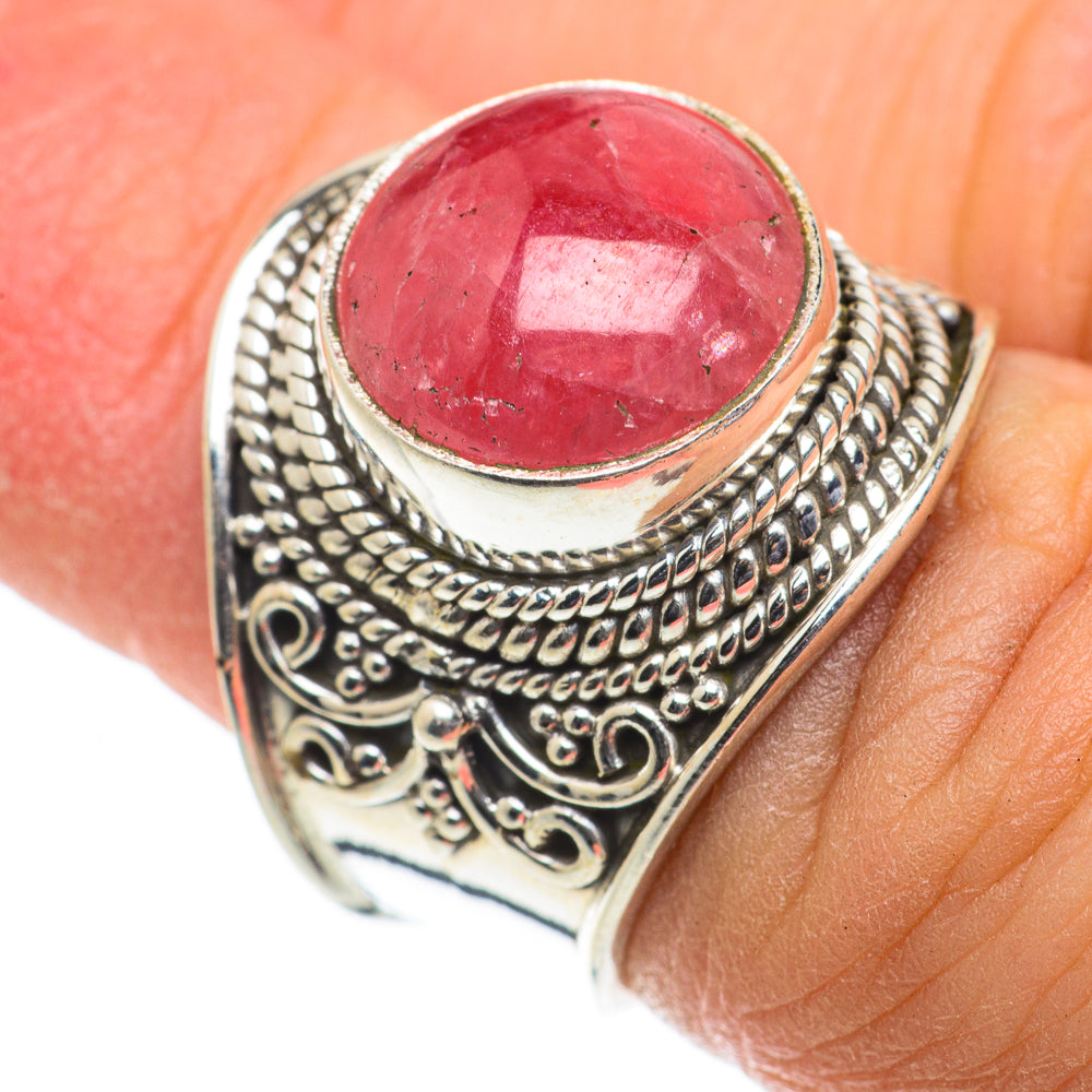 Rhodochrosite Rings handcrafted by Ana Silver Co - RING63489