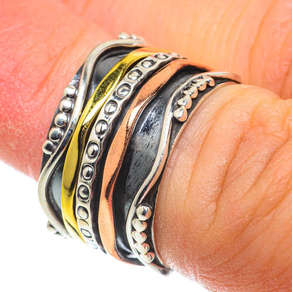 Meditation Spinner Rings handcrafted by Ana Silver Co - RING63492