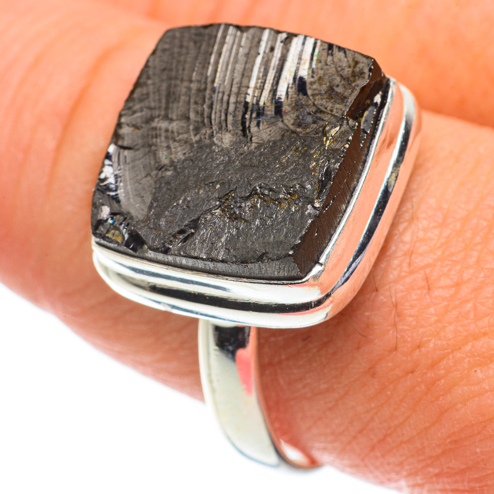 Shungite Rings handcrafted by Ana Silver Co - RING63493