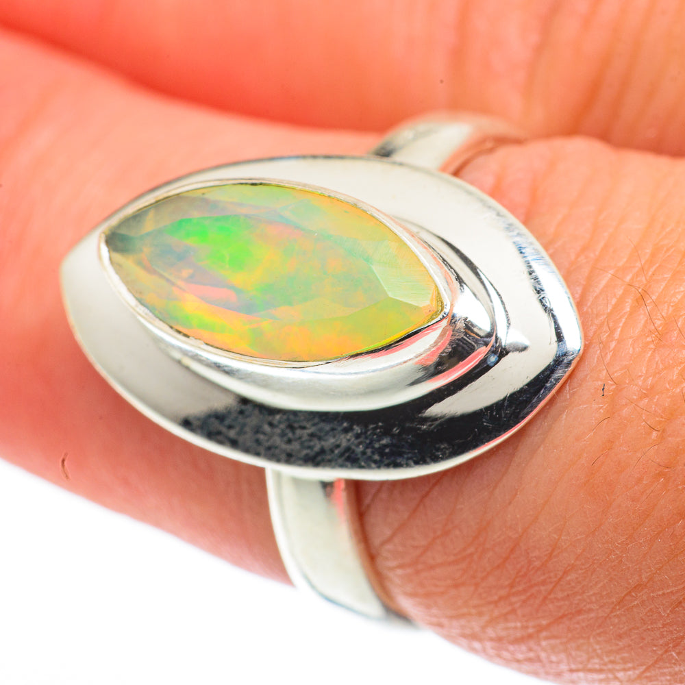 Ethiopian Opal Rings handcrafted by Ana Silver Co - RING63496