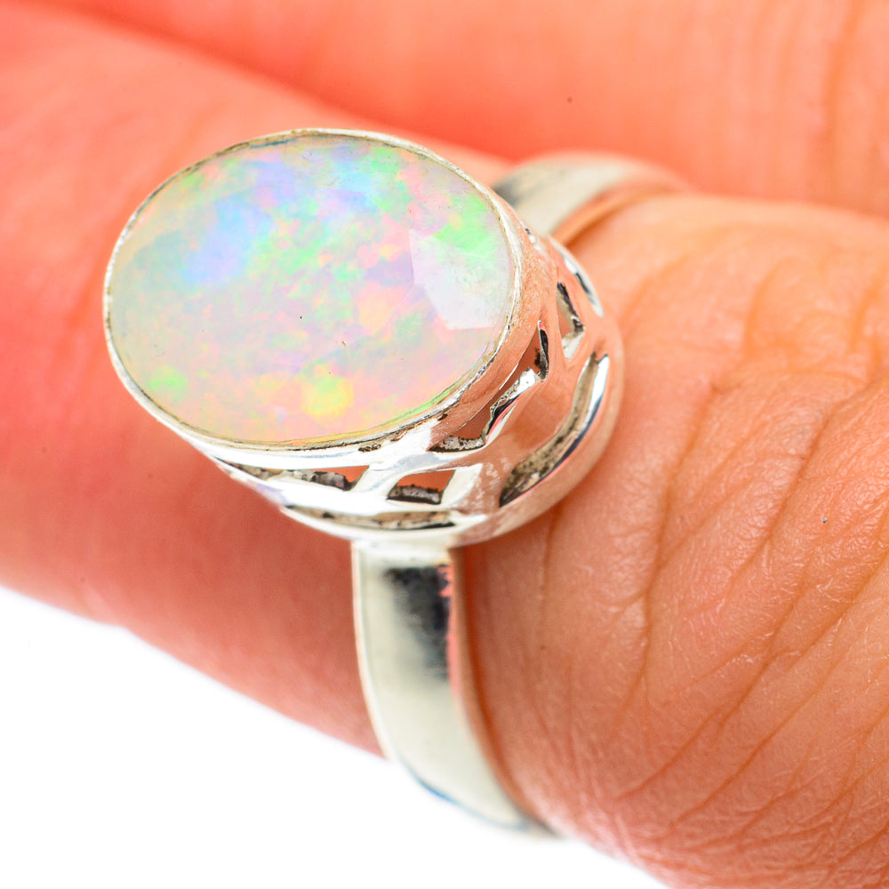 Ethiopian Opal Rings handcrafted by Ana Silver Co - RING63498