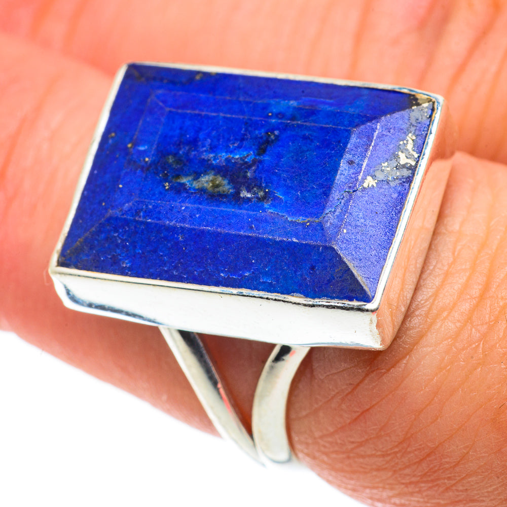 Lapis Lazuli Rings handcrafted by Ana Silver Co - RING63501