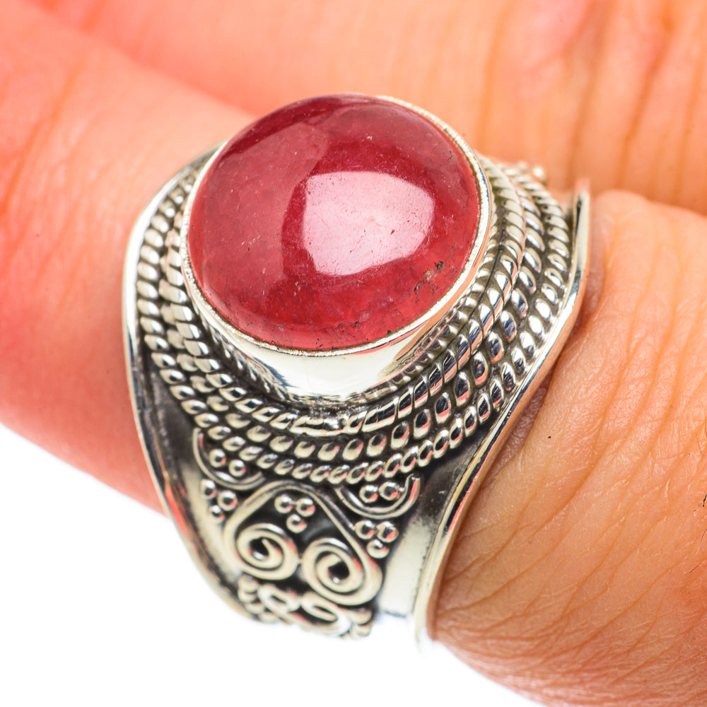 Rhodochrosite Rings handcrafted by Ana Silver Co - RING63502