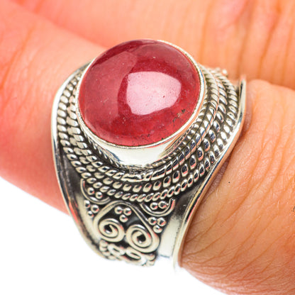 Rhodochrosite Rings handcrafted by Ana Silver Co - RING63502