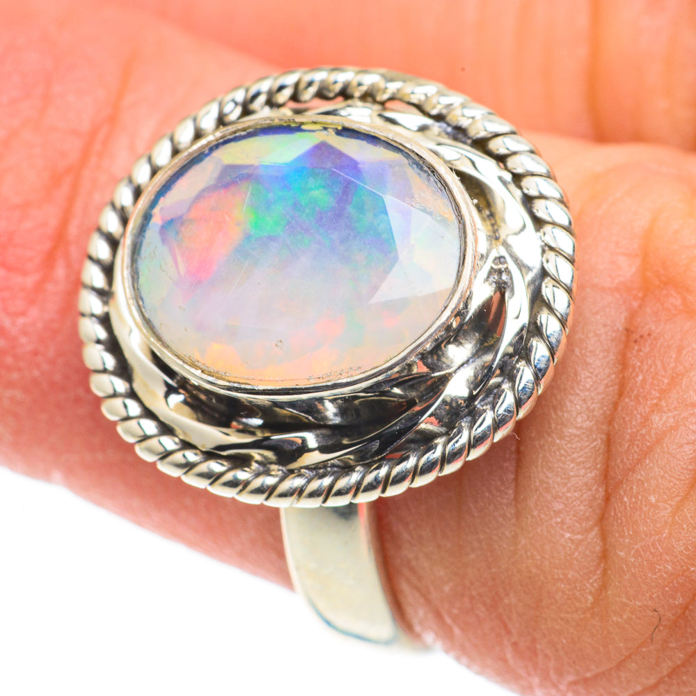 Ethiopian Opal Rings handcrafted by Ana Silver Co - RING63509