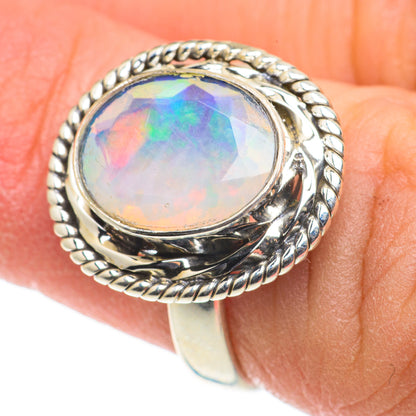 Ethiopian Opal Rings handcrafted by Ana Silver Co - RING63509