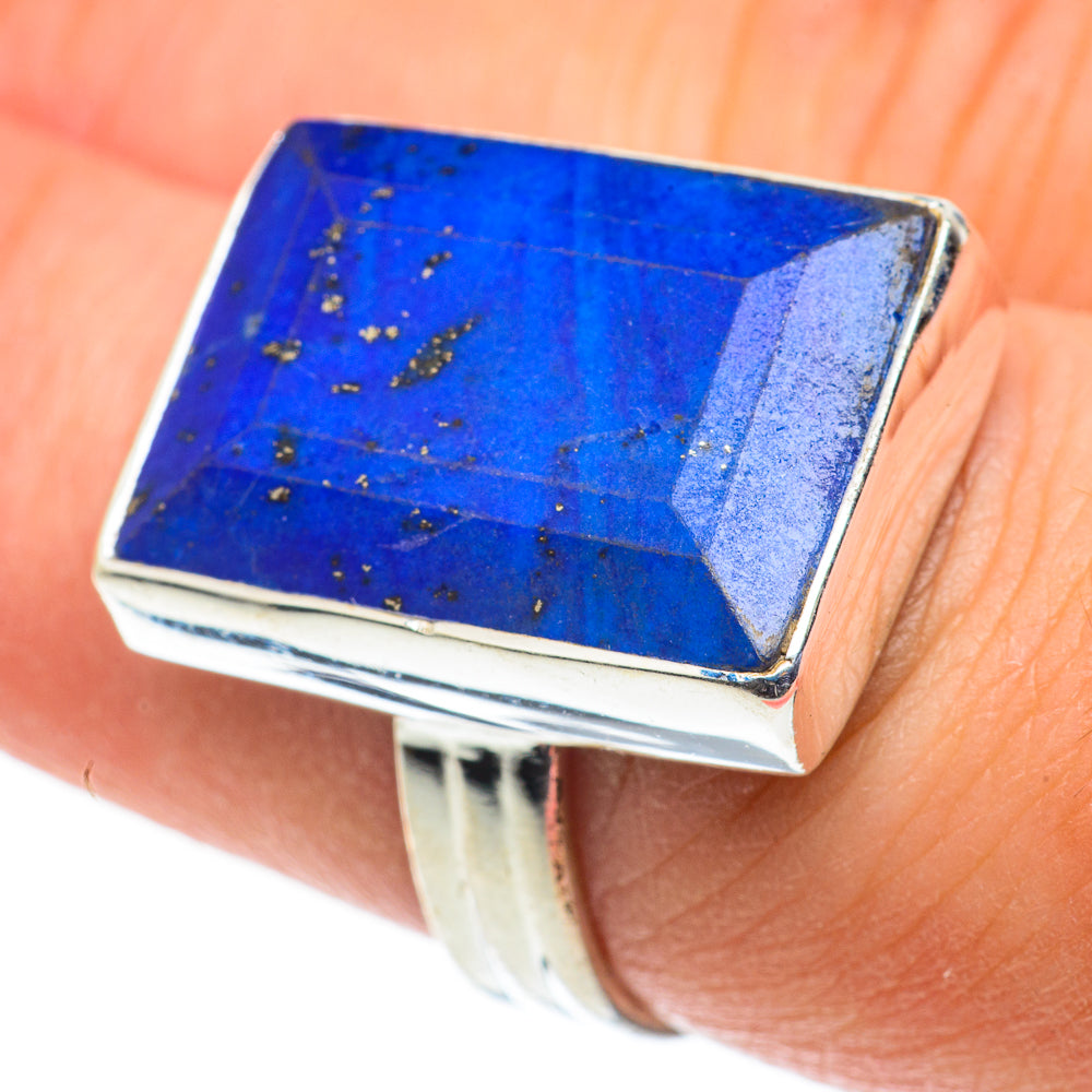 Lapis Lazuli Rings handcrafted by Ana Silver Co - RING63514