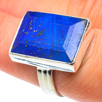 Lapis Lazuli Rings handcrafted by Ana Silver Co - RING63514