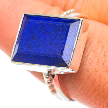 Lapis Lazuli Rings handcrafted by Ana Silver Co - RING63515