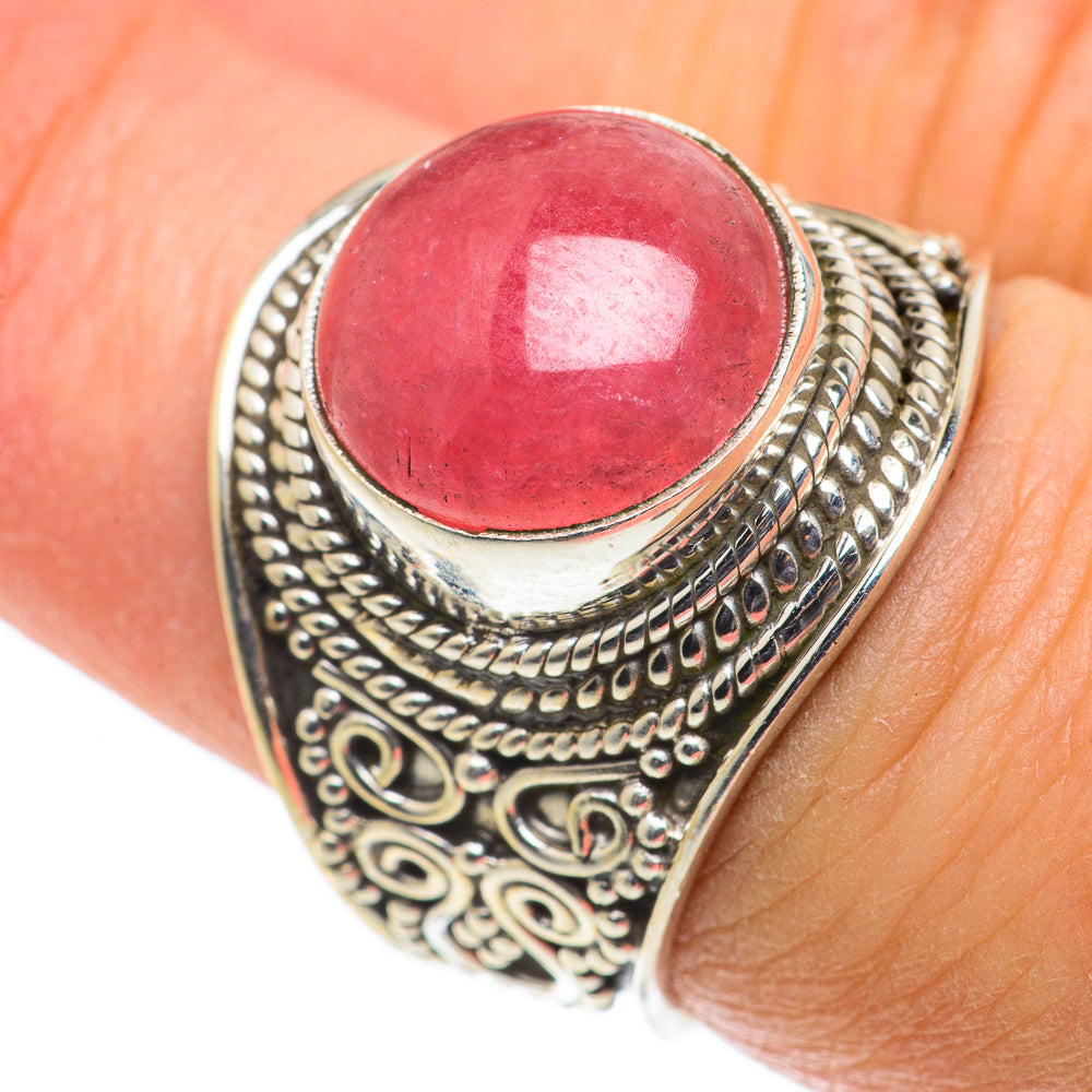 Rhodochrosite Rings handcrafted by Ana Silver Co - RING63516