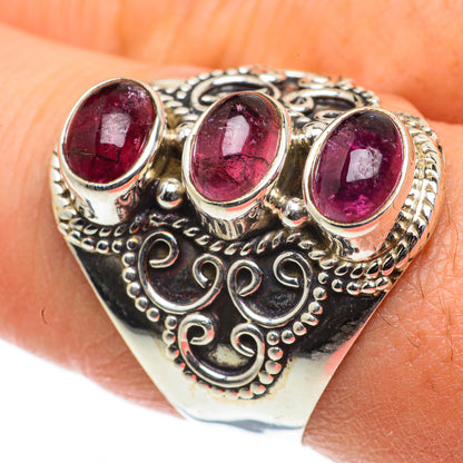 Pink Tourmaline Rings handcrafted by Ana Silver Co - RING63517