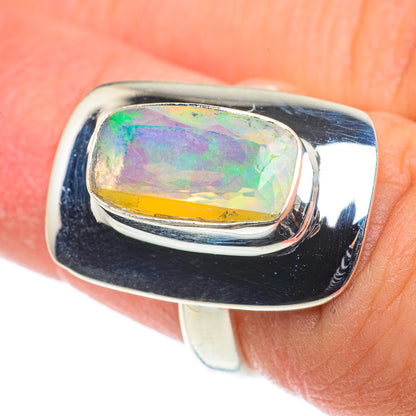 Ethiopian Opal Rings handcrafted by Ana Silver Co - RING63522