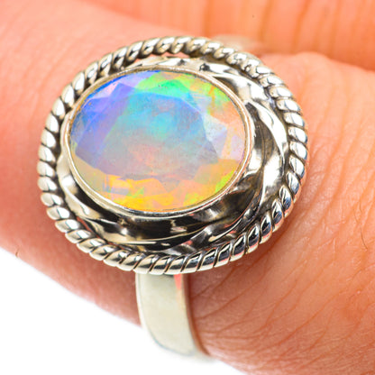 Ethiopian Opal Rings handcrafted by Ana Silver Co - RING63524