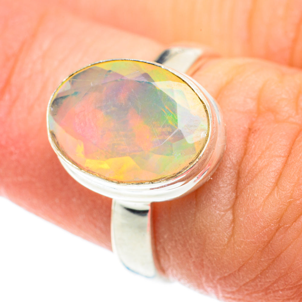 Ethiopian Opal Rings handcrafted by Ana Silver Co - RING63533