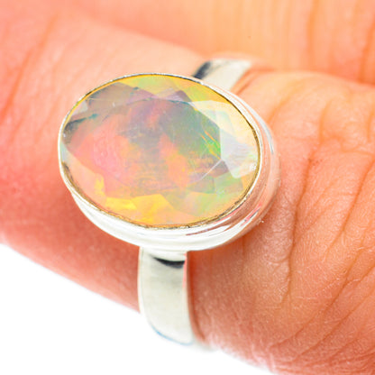 Ethiopian Opal Rings handcrafted by Ana Silver Co - RING63533