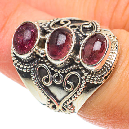 Pink Tourmaline Rings handcrafted by Ana Silver Co - RING63538