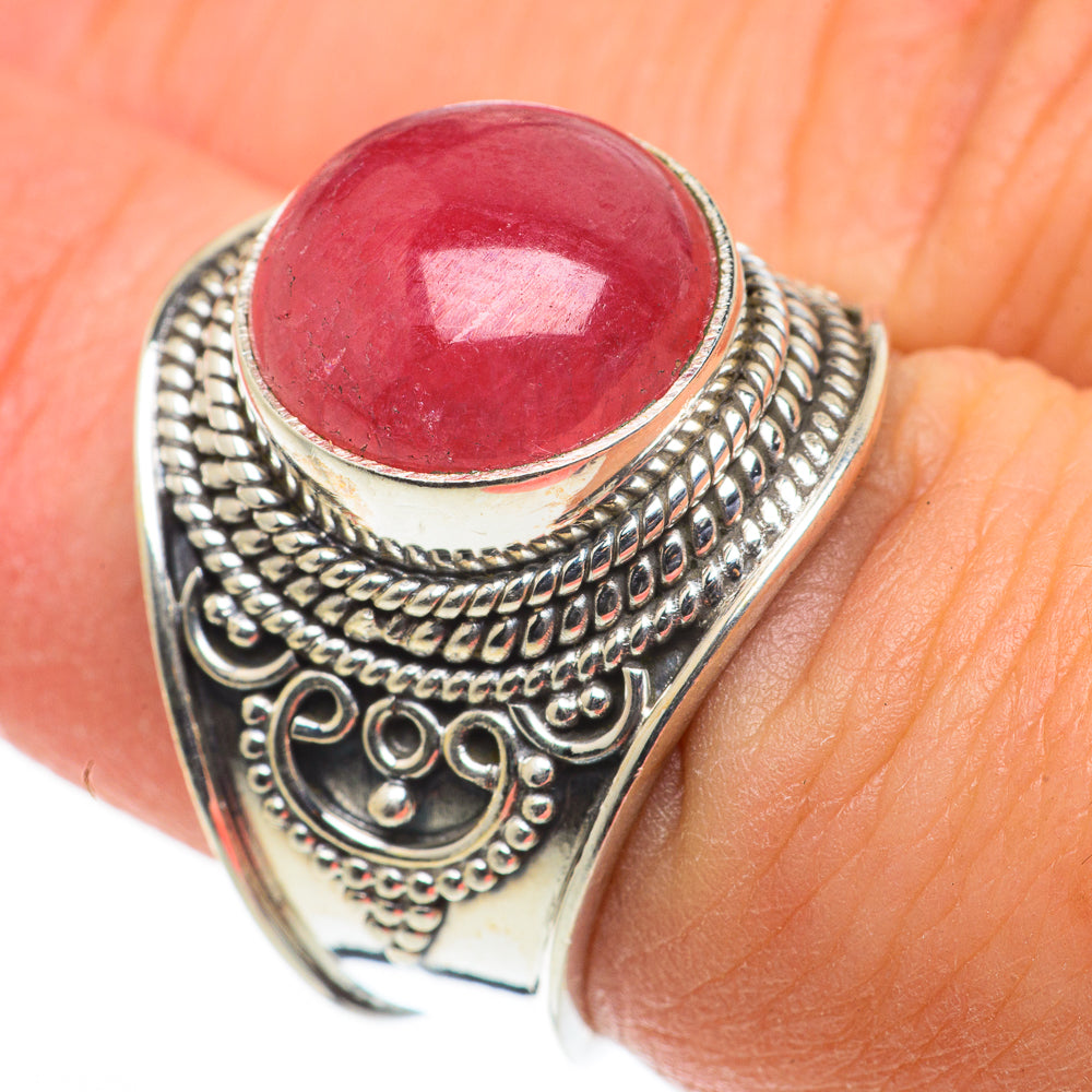 Rhodochrosite Rings handcrafted by Ana Silver Co - RING63539