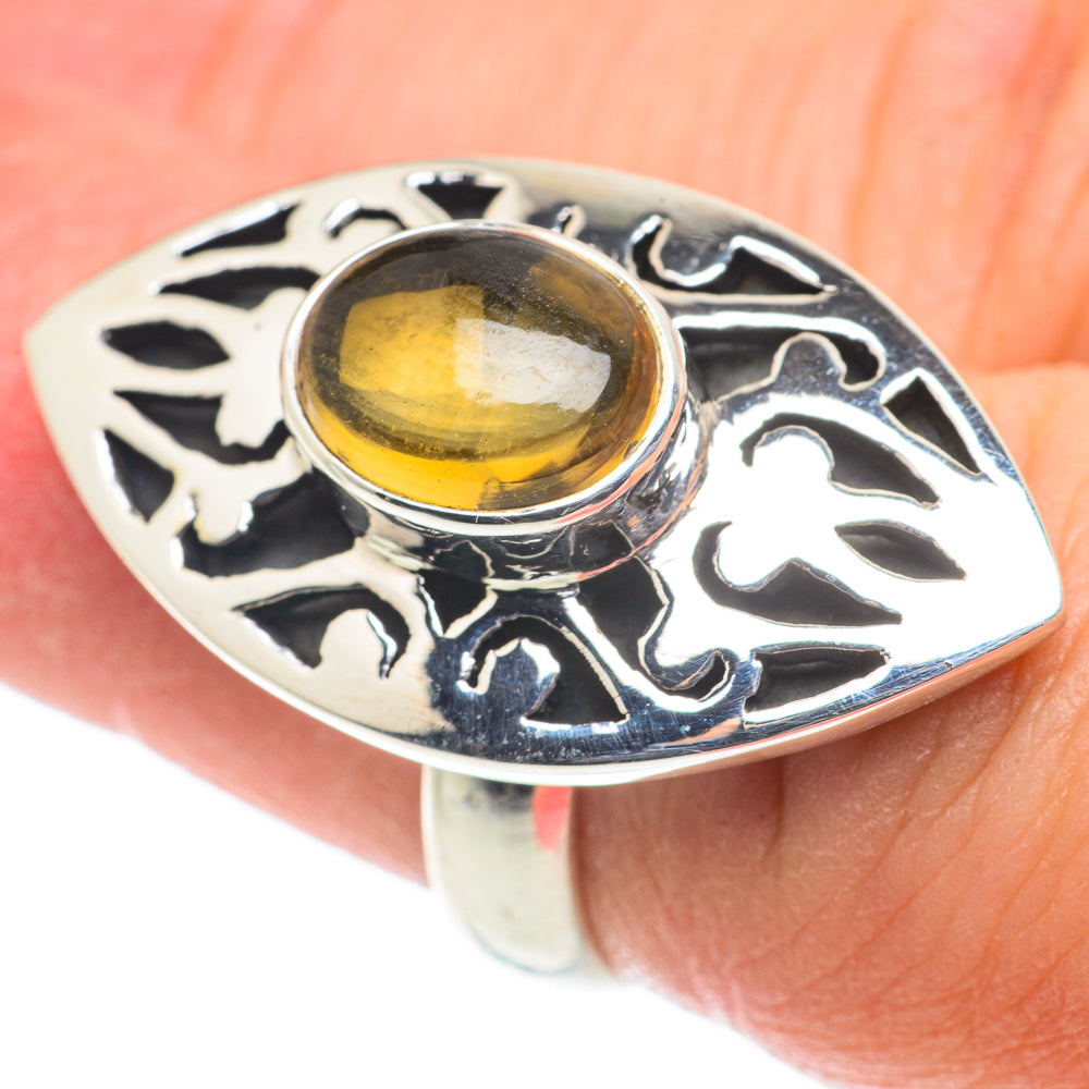 Citrine Rings handcrafted by Ana Silver Co - RING63540