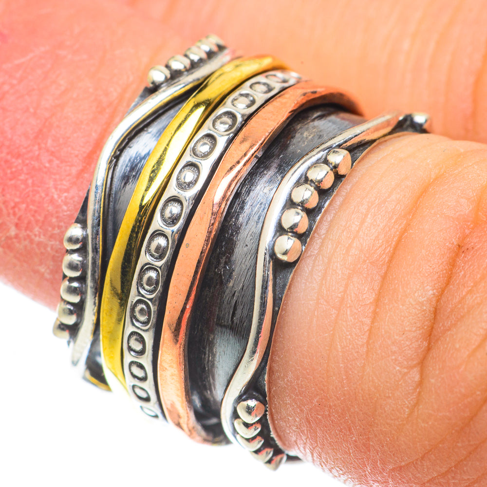 Meditation Spinner Rings handcrafted by Ana Silver Co - RING63541